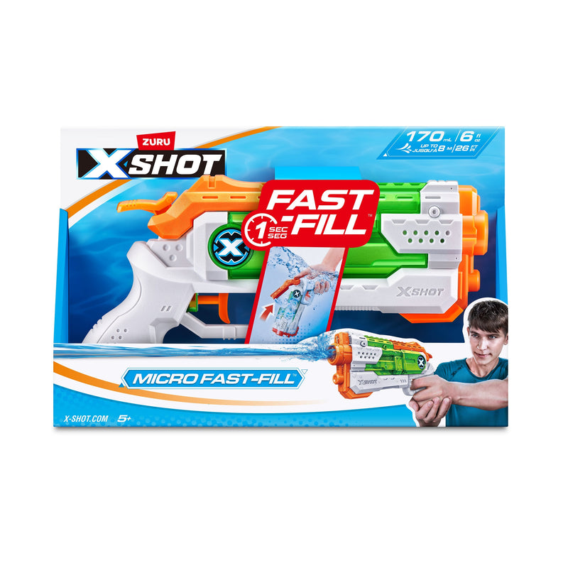 Zuru Xshot Water - Fast-fill Micro, Chorro Water 56220