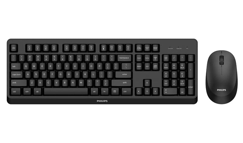 Philips 3000 Series SPT6307BL/16 Keyboard Mouse Included Universal RF Wireless QWERTY English Black