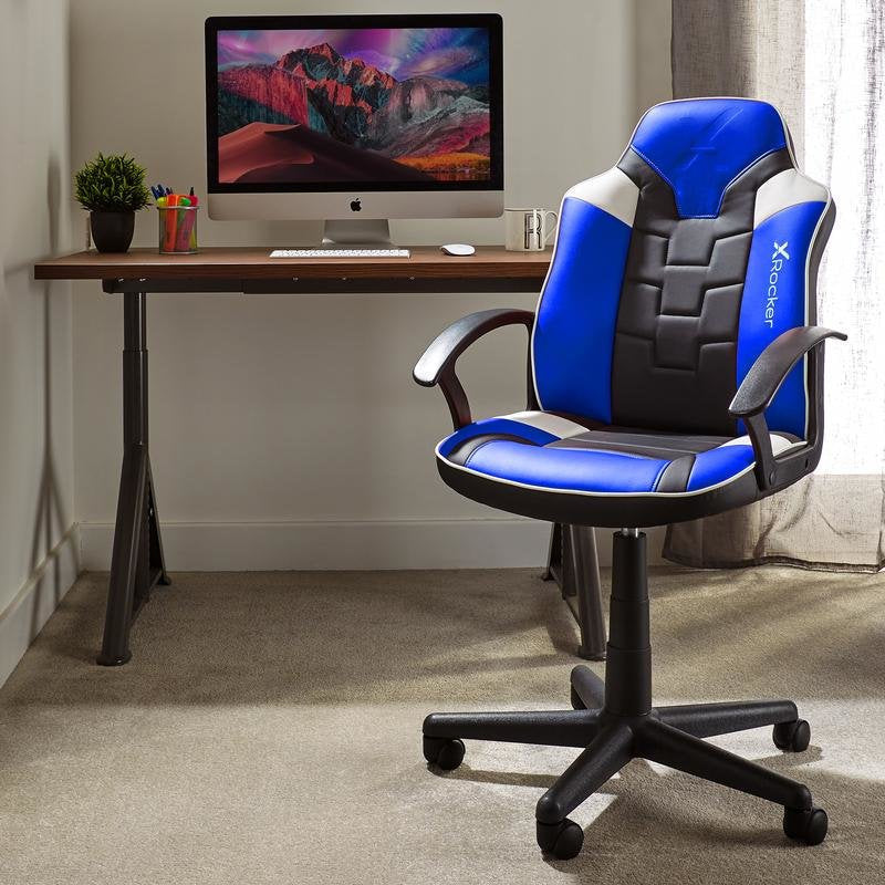 X Rocker 5120201 Chair Office Asiento Acolchado Respaldo Acolchado
