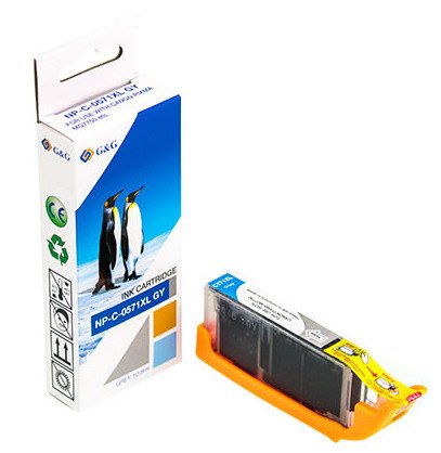 G&g Ink Compatible With Canon CLI-571XLGY/ 0335C001 Grey