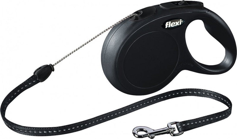 Strap Flexi Classic Cord S Black 8 Metres