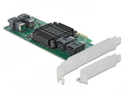 Delock 90585 Card And Adapter Interfaz Internal SFF-8643, Controlador Pcie, SFF-8643, Femenino, Green 32 Gbit/ — image 1