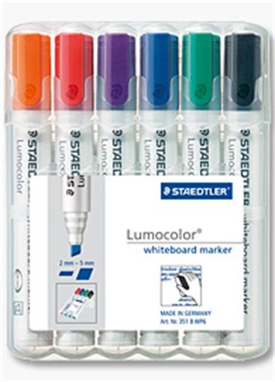 Staedtler Marker Whiteboard White Lumocolor Box 6UDS — image 1