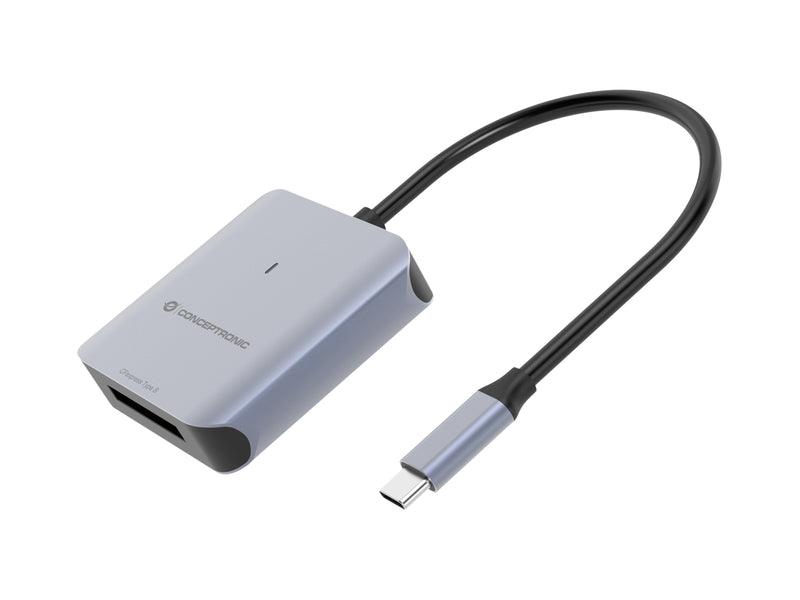 Conceptronic BIAN08G Reader Card USB 3.2 Gen 2 Type-c Grey