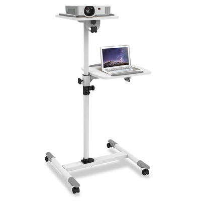 Techly 309593 Carro Projector / Laptop Universal With Dos Estantes, White — image 1