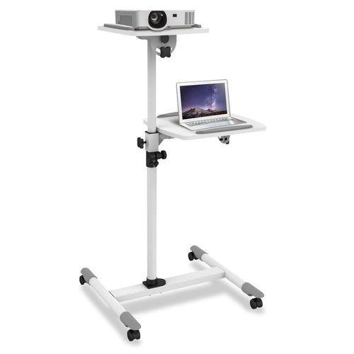 Techly 309593 Carro Projector / Laptop Universal With Dos Estantes, White — image 1