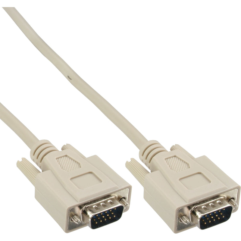 Inline Cable VGA 15 Pin HD Male a Male Grey 2M
