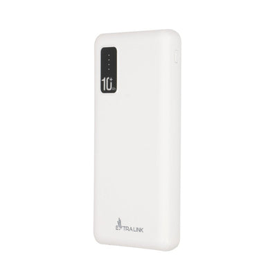 Extralink EPB-098W 10000MAH White Powerbank, USB-C — image 1