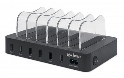 Manhattan 102254 Charger Dispositivo Mobile Phone Indoor Black — image 1