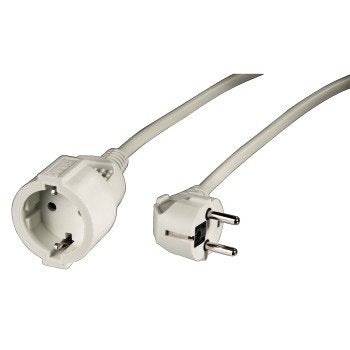 Hama Cable Extension Schucko 5M White