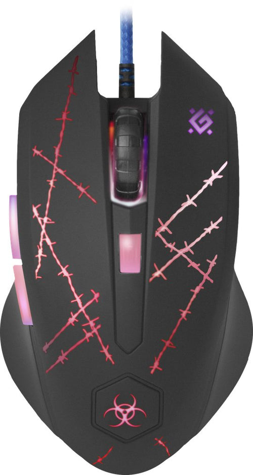 Defender Mouse Forced GM-020L Set Ambidextro USB Type a Óptico 3200 DPI — image 1