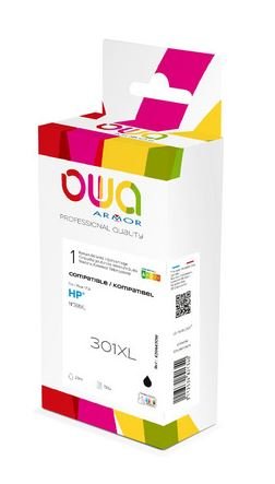 Owa Ink Compatible With HP 301XL Bk Black CH563EE