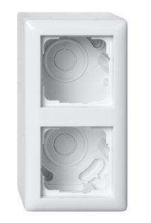 Gira 106203 Ap-carcasa 2F + Frame Standard 55 White Puro