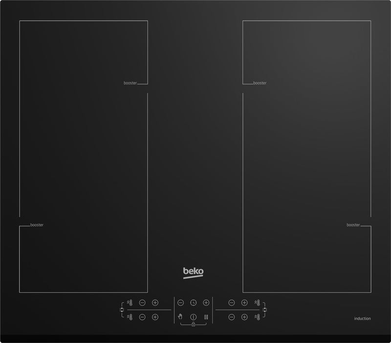 Beko Board HII64206F2MT Black Integrado 58CM With Inducción 4 Zona(s)