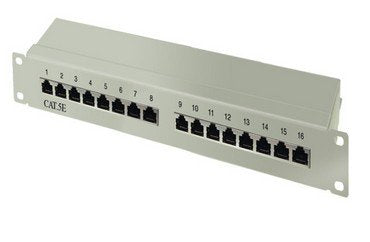 Patch Panel CAT.5E 48,26CM (19 ) 16 Ports