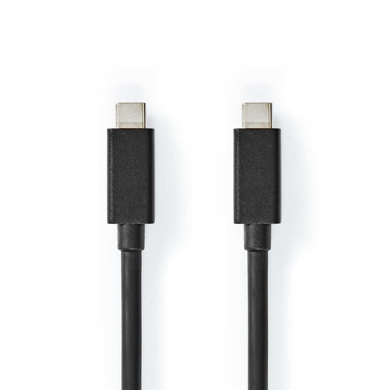 Nedis USB Cable USB 3.2 Gen 2X2 Usb-c™ Connector Male - Usb-c™ Connector Male 100W 4K@60HZ 20Gbps Vernickelt 1