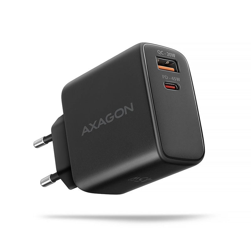 Charger ACU-PQ45 Pd&qc Wall 2 Ports 45W Black