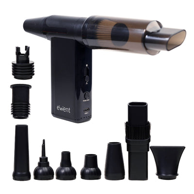 Ewent Vacuum Cleaner Pistola Air Compressed 8 Velocidades,, Pump Vacio And Inflador (180000 Rpm) — image 1