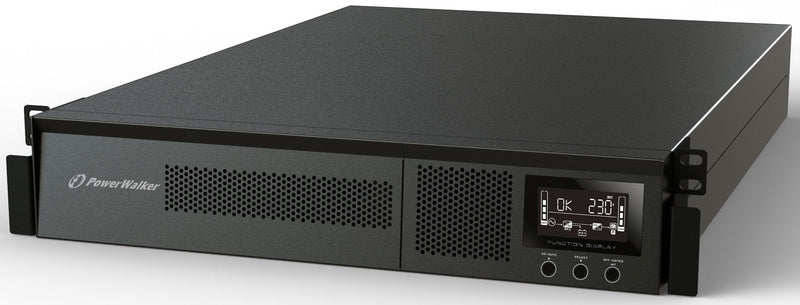 Powerwalker Vfi 2000 Rmg PF1 UPS On-line 2000VA 8X IEC Out USB RS-232 LCD Rack 19 Tower