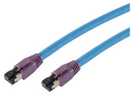 Shiverpeaks BS08-40011 Network Cable Blue 0,5M CAT.8 S/FTP (s-STP)
