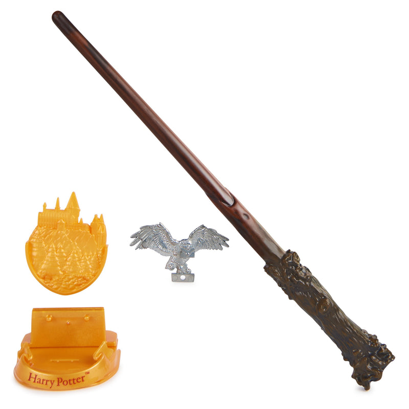 Spin Master Wizarding World Harry Potter - Auténtico Set Of Rol With Varita Harry Potter With Stand Hogwarts 6