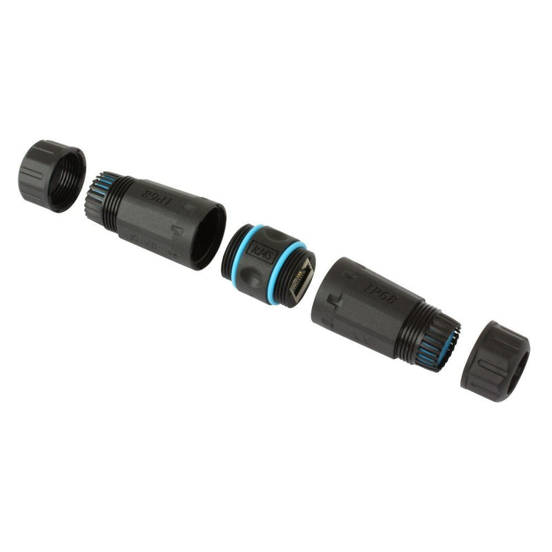Techly Iwp-md C6-IP68T Cambiador Género Cable RJ-45 Black