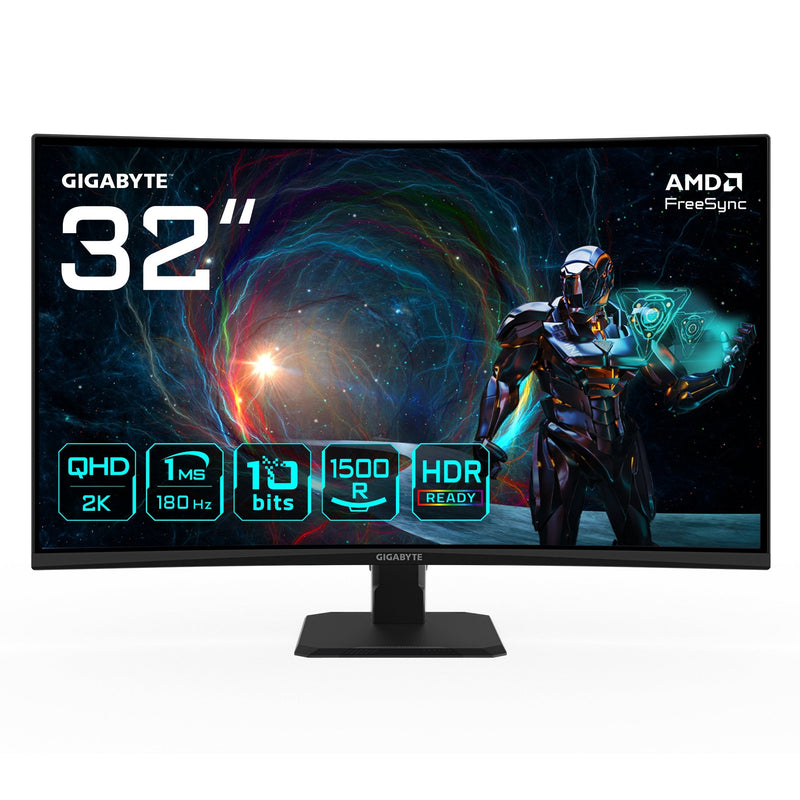 Gigabyte Monitor 31.5 GS32QCA Eu