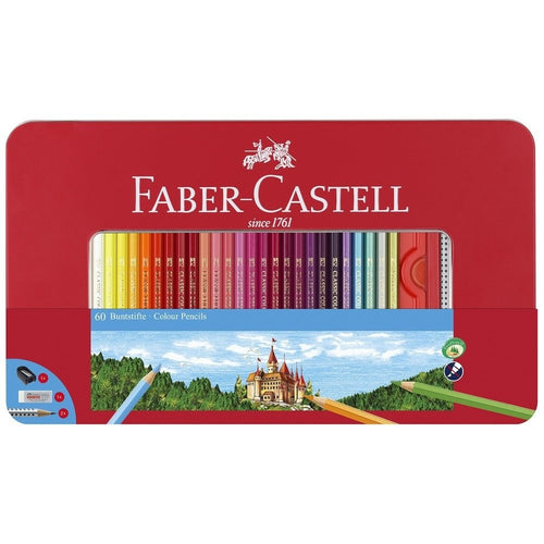 Faber Castell Esteche Metal 60 Pencils Colours — image 1