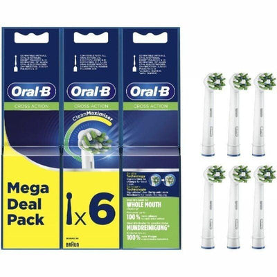 Replacement Head Brush Oral-b Pro Cross Action Pack 6 Units — image 1