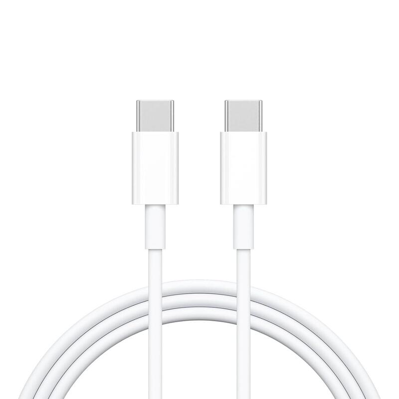 Cable Charging + Datos USB-C a USB-C M/M 6A 1M White