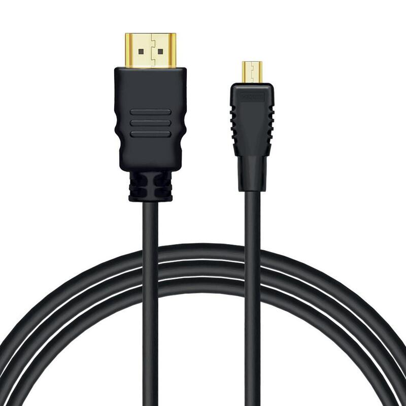 Savio Cable CL-40/M HDMI (m) - Micro HDMI (m) With Ethernet, 2M, Black