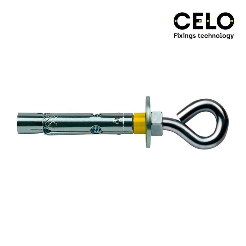 Celo Box 100 Units Mount Dynabolt Aro Ø8X45MM Zincado