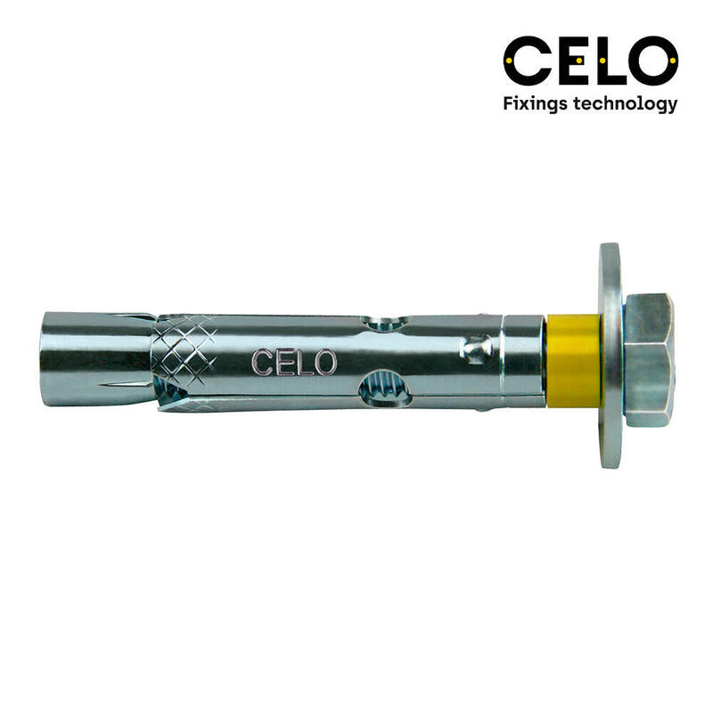 Celo Box 200 Units Mount Dynabolt Screw M6 Ø8X60MM Zincado