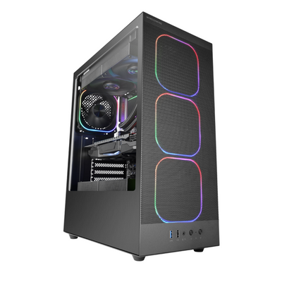 Mars Gaming Box Semitorre ATX Mc-nebula Black — image 1