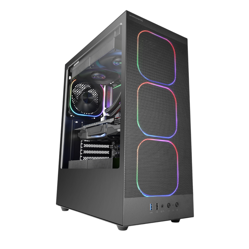 Mars Gaming Box Semitorre ATX Mc-nebula Black