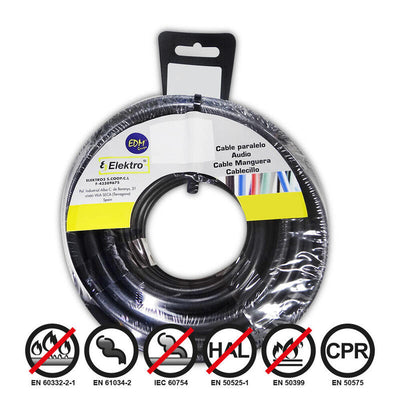 Film Roll Cablecillo Flexible 2,5MM Black Libre Halógenos 25M — image 1