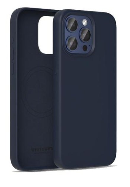 Vention Case Silicone With Magsafe KUDL0-20 Compatible With Iphone 13 Mini Blue