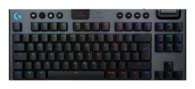 Logitech Keyboard G915 X Lightspeed Tkl Mecánico Gaming Wireless Gl Tactile Pbt Black — image 1