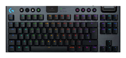 Logitech Keyboard G915 X Lightspeed Tkl Mecánico Gaming Wireless Gl Tactile Pbt Black — image 1