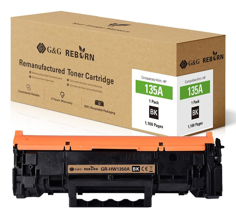 G&g Reborn-toner Compatible With HP 135A W1350A