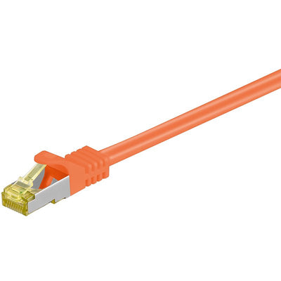 Goobay RJ-45 CAT.7 15M Network Cable S/FTP (s-STP) Orange — image 1