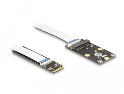 Convertidor M.2 Key B + M Connector Male a 1 X Mini PCIE Slot Half Size Full Size With Flexiblem Cable — image 1