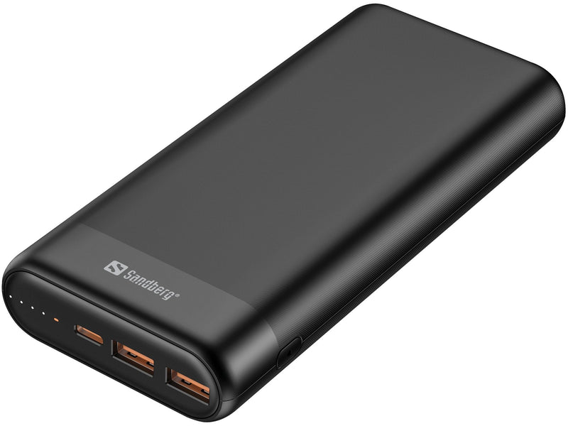 Sandberg Powerbank 20000 USB-C PD65W + 2 X USB-A QC3.0