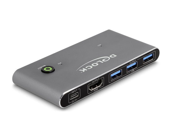 Delock 18647 Switch HDMI KVM 8K 60 HZ With USB 5Gbps