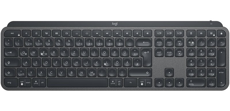 Logitech Mx Keys Keyboard Universal RF Wireless + Bluetooth Qwertz German Graphite