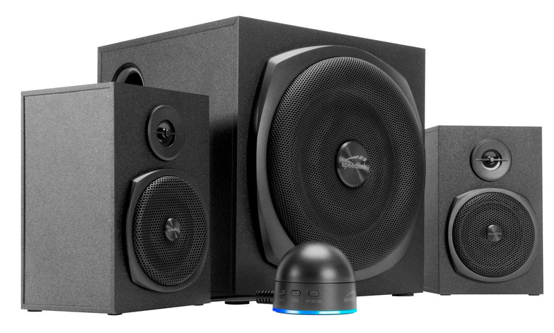 Speedlink Gravity Lt 2.1 Set Speakers 40W Universal Black 2.1 Canales
