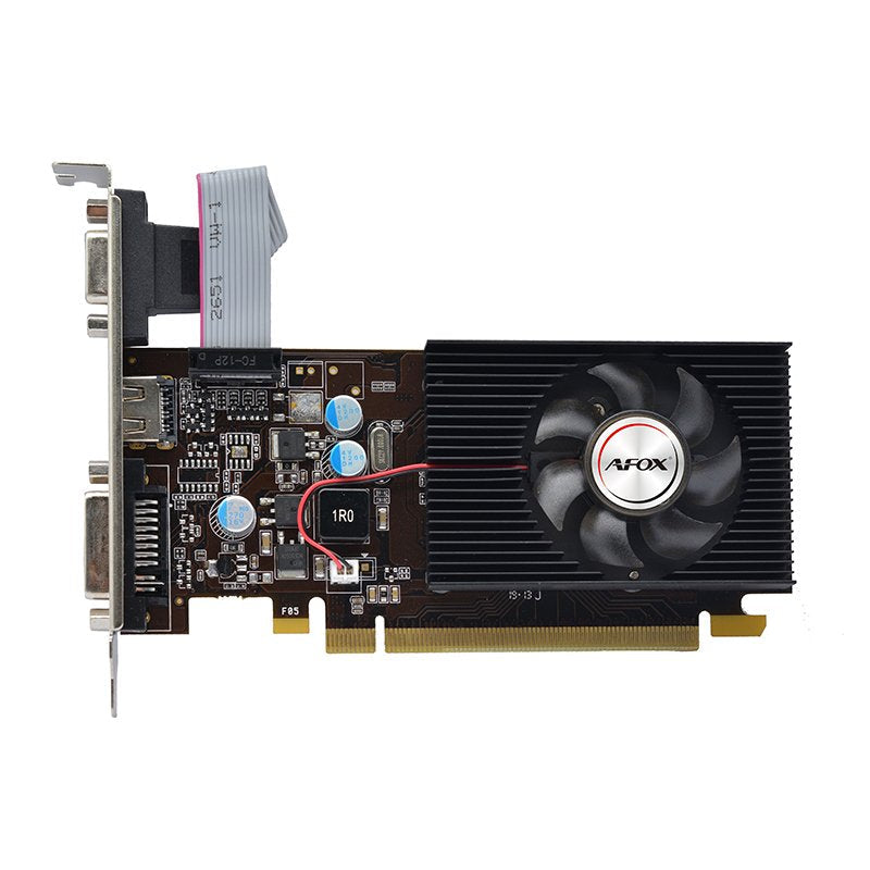 Afox Graphics Card GeForce GT210 1GB Low Profile GDDR2 HDMI Dvid With Fan