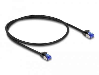 Delock 80226 Network Cable RJ45 CAT.6A S/FTP Slim 0,5M Black — image 1