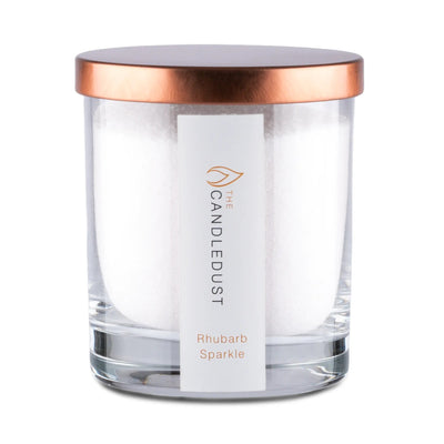 Champagne Rhubarb Scented Candle in Glass, 160g