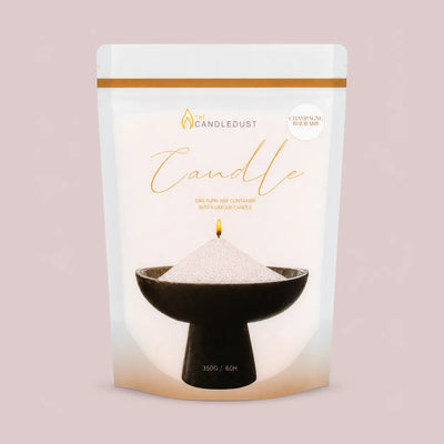 Champagne Rhubarb Scented Candle Sand Refill, 350g